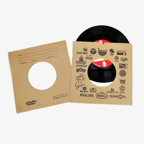 45'lik (7") Baskılı Kraft Zarf | 3345 Records