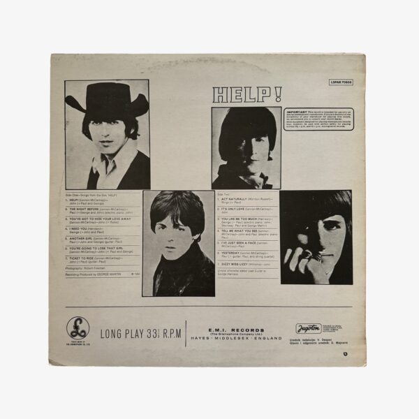 Plak - The Beatles | Help