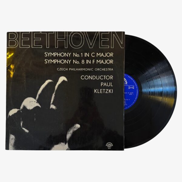 Beethoven, Czech Philharmonic Orchestra Conductor Paul Kletzki Symphony No. 1 In C Major / Symphony No. 8 In F Major Plak | 3345 Records