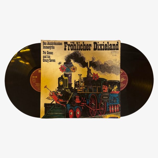 Das Jazzkränzchen Immergrün / Pat Gonez And His Crazy Seven Fröhlicher Dixieland Plak | 3345 Records