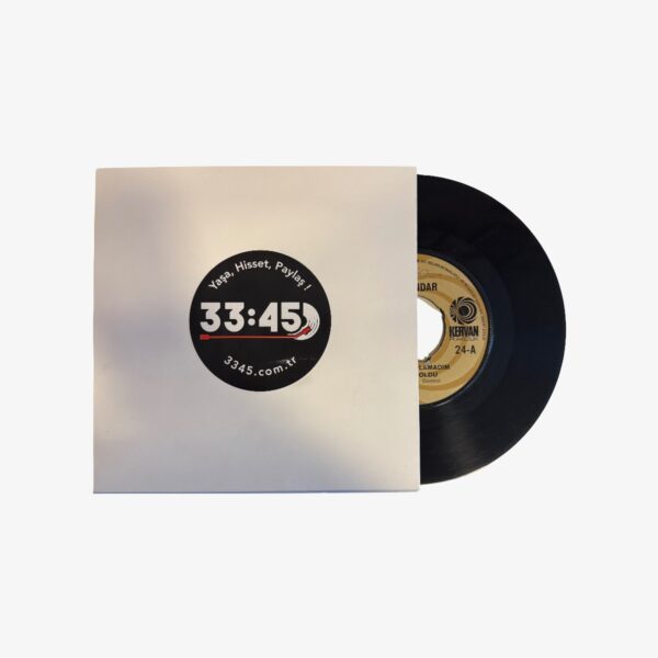 Salim Dündar Bir Dost Bulamadım Gün Akşam Oldu / Kalbimi Kim Çalıyor Plak | 3345 Records